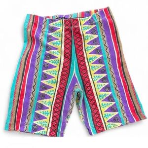 Danskin Aztec high waisted biker shorts